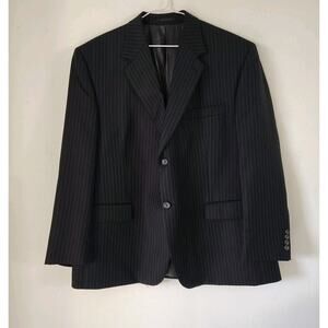 Lauren Ralph Lauren Blazer Mens 44S 100% Wool 2 Button Sports Coat Pinstripes